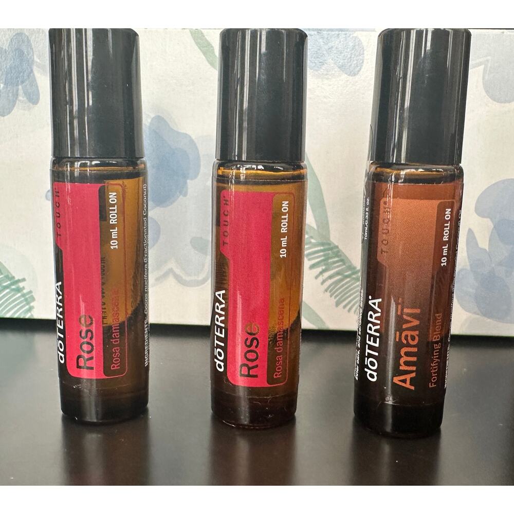 Set of 2 doTERRA Rose Touch Oils + Amavi 10 mL NEW